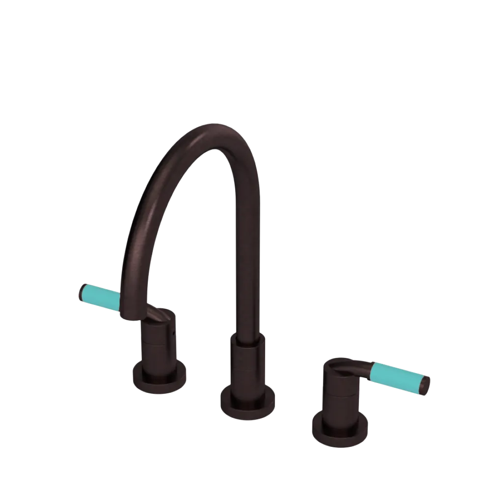 Rubinet Widespread Kitchen Set Oil Rubbed Bronze