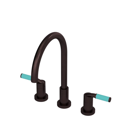 Rubinet Widespread Kitchen Set Oil Rubbed Bronze