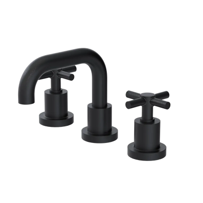 Rubinet Widespread Lav. Set. (less drain) Matt Black
