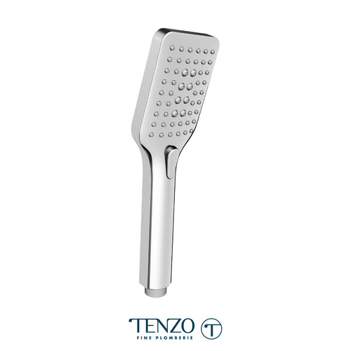Tenzo 3 Functions PVC Hand Shower – Chrome