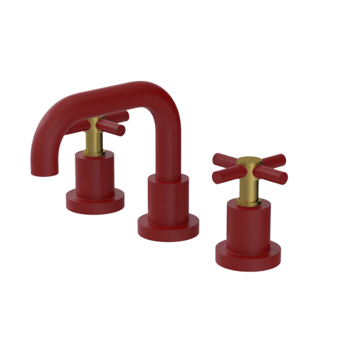 Rubinet Widespread Lav. Set. (less drain) Maroon