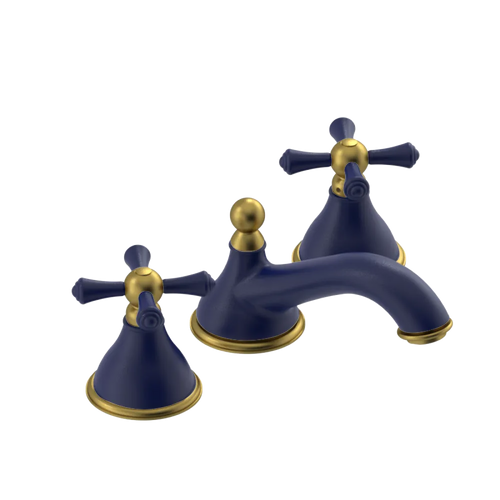 Rubinet Widespread Lav. Set. (less drain) Midnight Blue