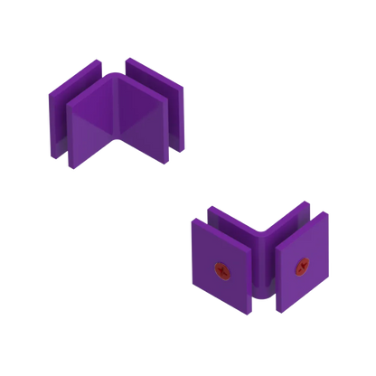 Rubinet 90 Glass to Glass Open Face Purple Haze