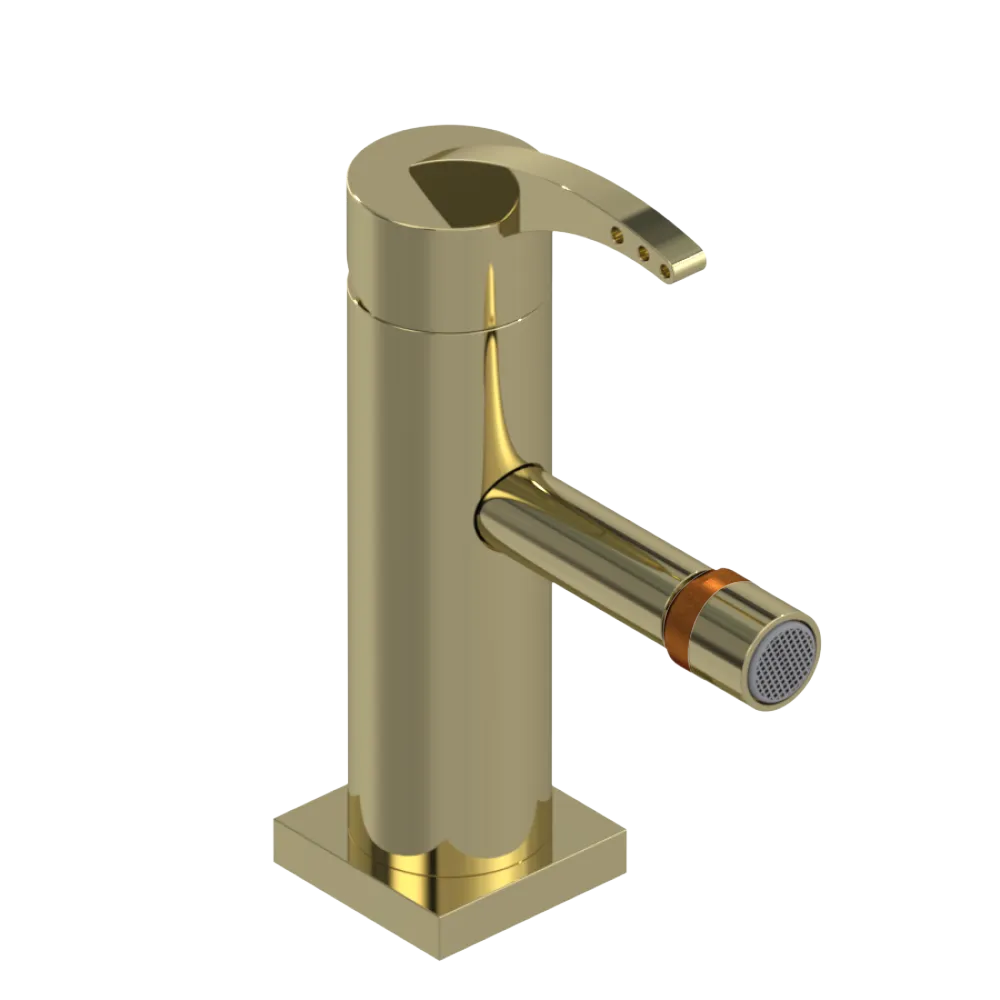 Rubinet Single Control Bidet Fitting (less drain) Gold