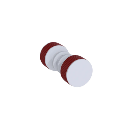 Rubinet Shower Door Knob (set) Matt White