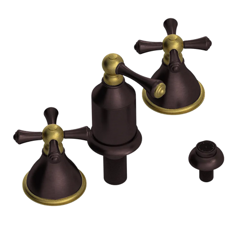 Rubinet Bidet Fitting with Spray, Diverter, and Vacum Breaker (Less Drain) Oil Rubbed Bronze