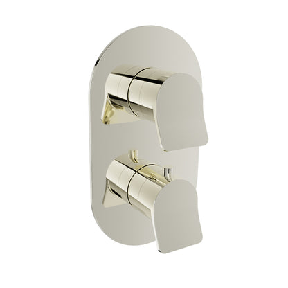 Baril Complete thermostatic pressure balanced shower valve with 1-way diverter