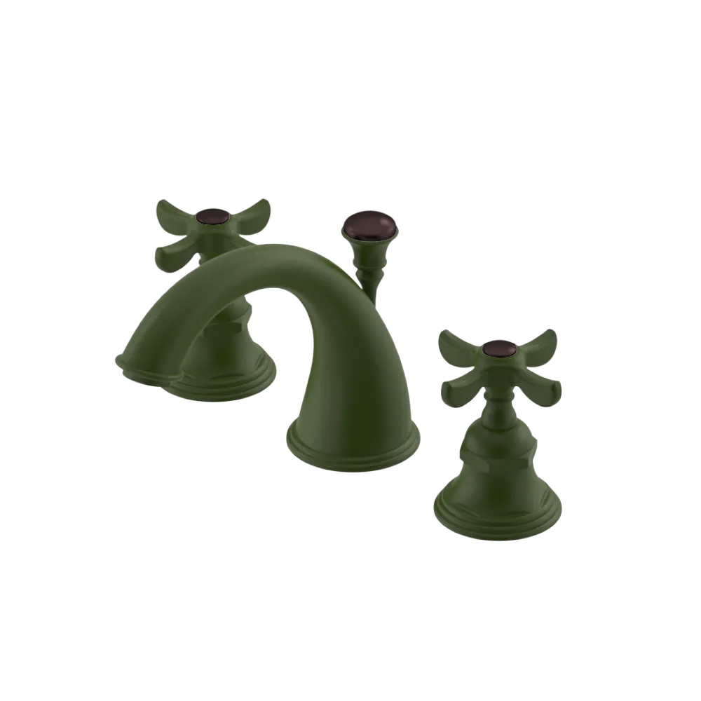 Rubinet Widespread Lav. Set. (less drain) Green Envy