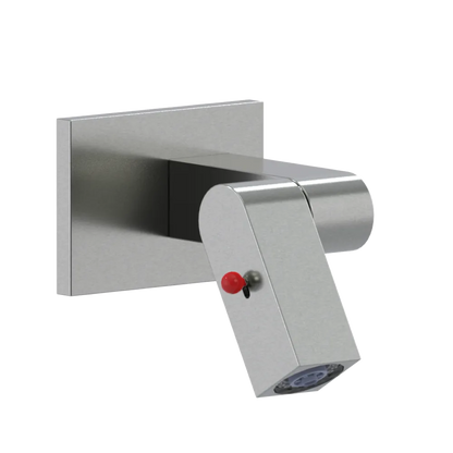 Rubinet Wall Mount Bidet & Foot Rinse with Dual Function Spray Satin Nickel