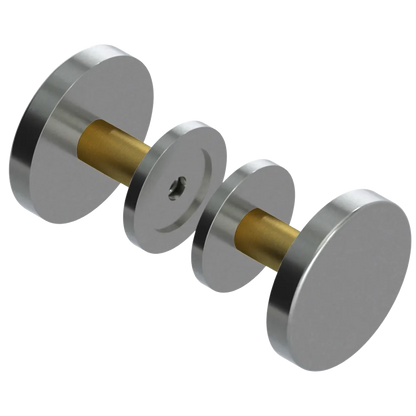 Rubinet Shower Door Knob (set) Satin Nickel