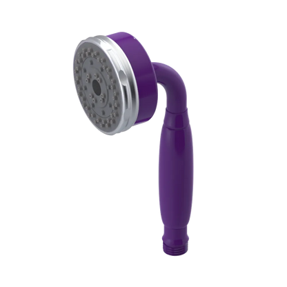 Rubinet 3 Function Hand Held Shower Only Purple Haze