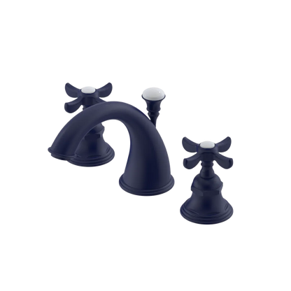 Rubinet Widespread Lav. Set. (less drain) Midnight Blue