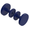 Rubinet Shower Door Knob (set) Midnight Blue