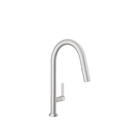 Baril High single-hole kitchen faucet with 2-function pull-down spray