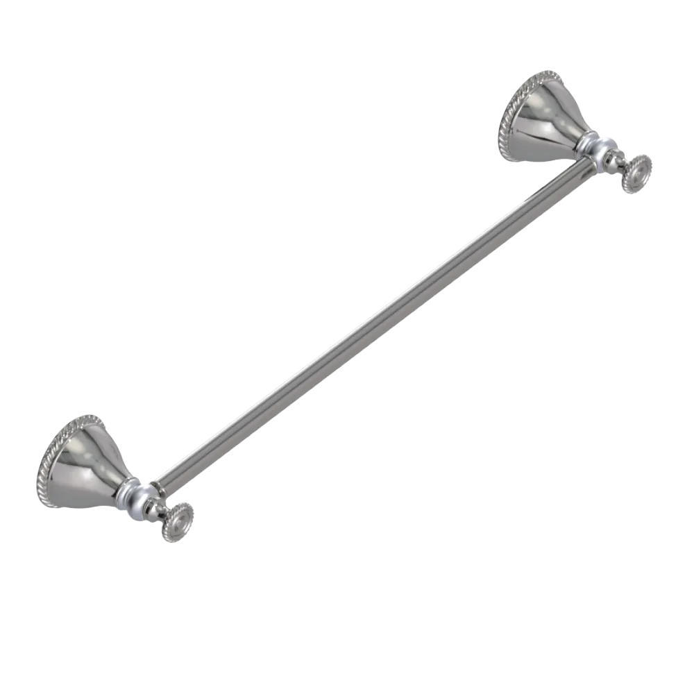 Rubinet Towel Bar 18" Polished Nickel