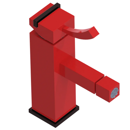 Rubinet Single Control Bidet Fitting (less drain) Red