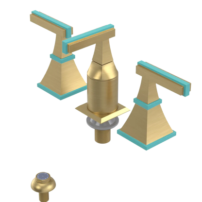 Rubinet Bidet Fitting with Spray, Diverter, and Vacum Breaker (Less Drain) Satin Brass