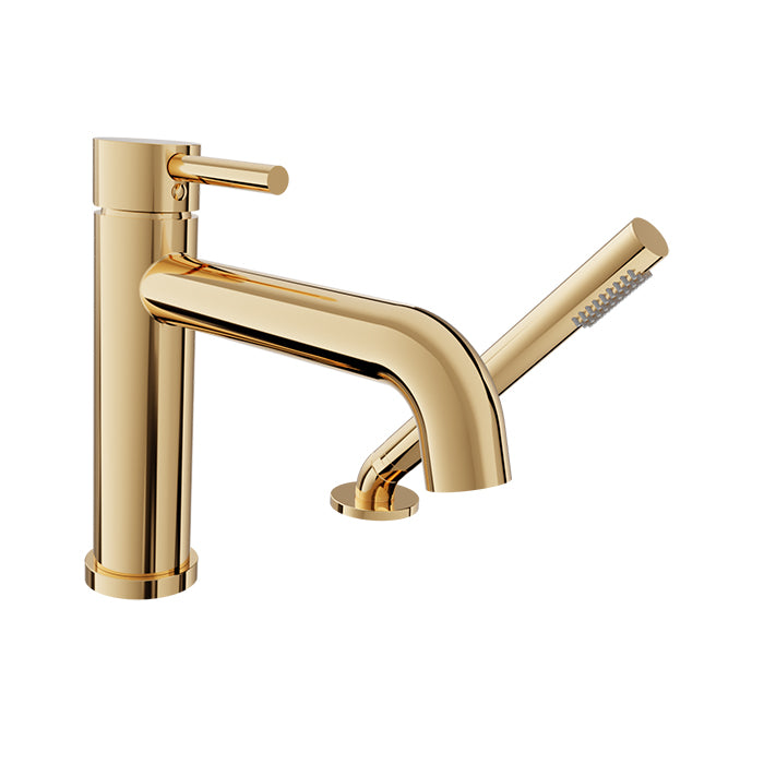 Baril 2-piece tub filler with hand shower
