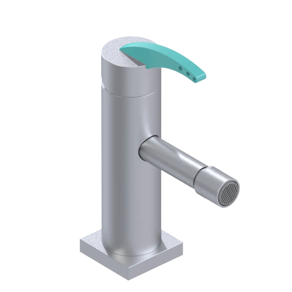 Rubinet Single Control Bidet Fitting (less drain) Satin Chrome