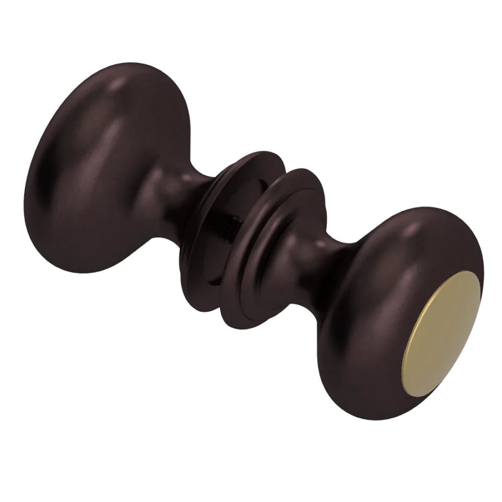 Rubinet Shower Door Knob (set) Oil Rubbed Bronze