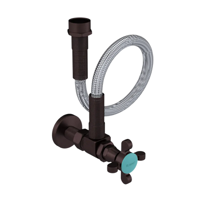 Rubinet Exposed Supply Kit (classic) x2 Tuscan Brass