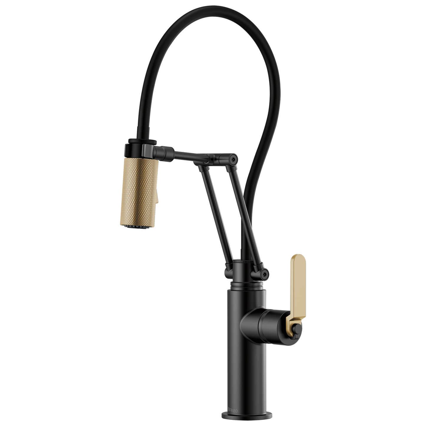 Brizo Articulating Faucet With Industrial Handle