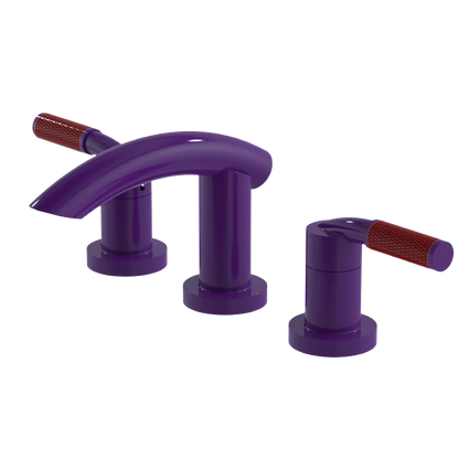 Rubinet Widespread Lav. Set. (less drain) Purple Haze