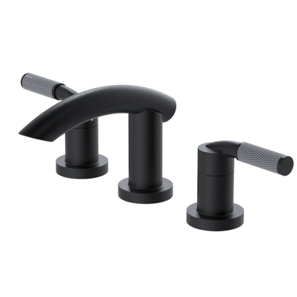 Rubinet Widespread Lav. Set. (less drain) Matt Black