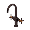 Rubinet Single Hole Dual Handle Lav. Set with LaSalle Spout (less drain) Oil Rubbed Bronze