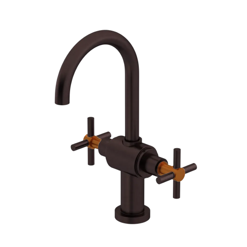 Rubinet Single Hole Dual Handle Lav. Set with LaSalle Spout (less drain) Oil Rubbed Bronze