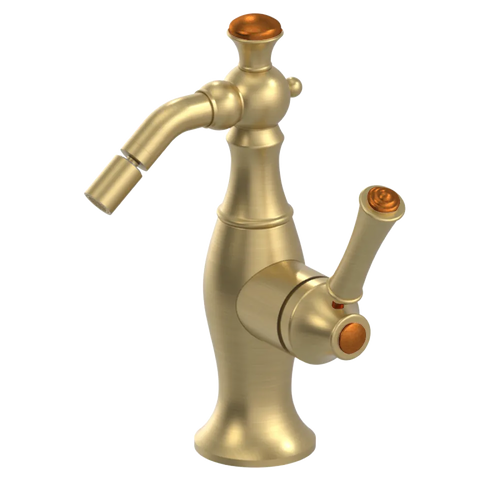 Rubinet Single Control Bidet Fitting (less drain) Satin Brass