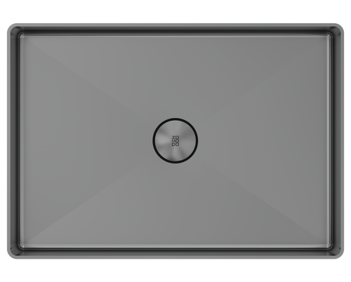 Zomodo 20" Rectangular Vessel Sink - Black Pearl