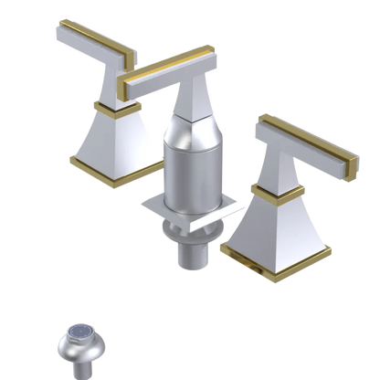 Rubinet Bidet Fitting with Spray, Diverter, and Vacum Breaker (Less Drain) Satin Chrome
