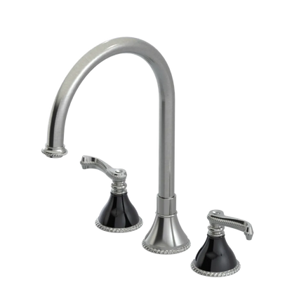 Rubinet Widespread Kitchen Set Satin Nickel