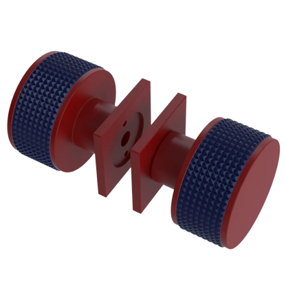 Rubinet Shower Door Knob (set) Maroon