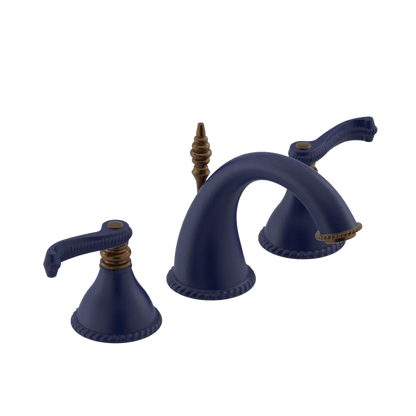 Rubinet Widespread Lav. Set. (less drain) Midnight Blue