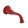 Rubinet Tub Filler Spout Wall Mount Red