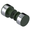 Rubinet Shower Door Knob (set) Green Envy