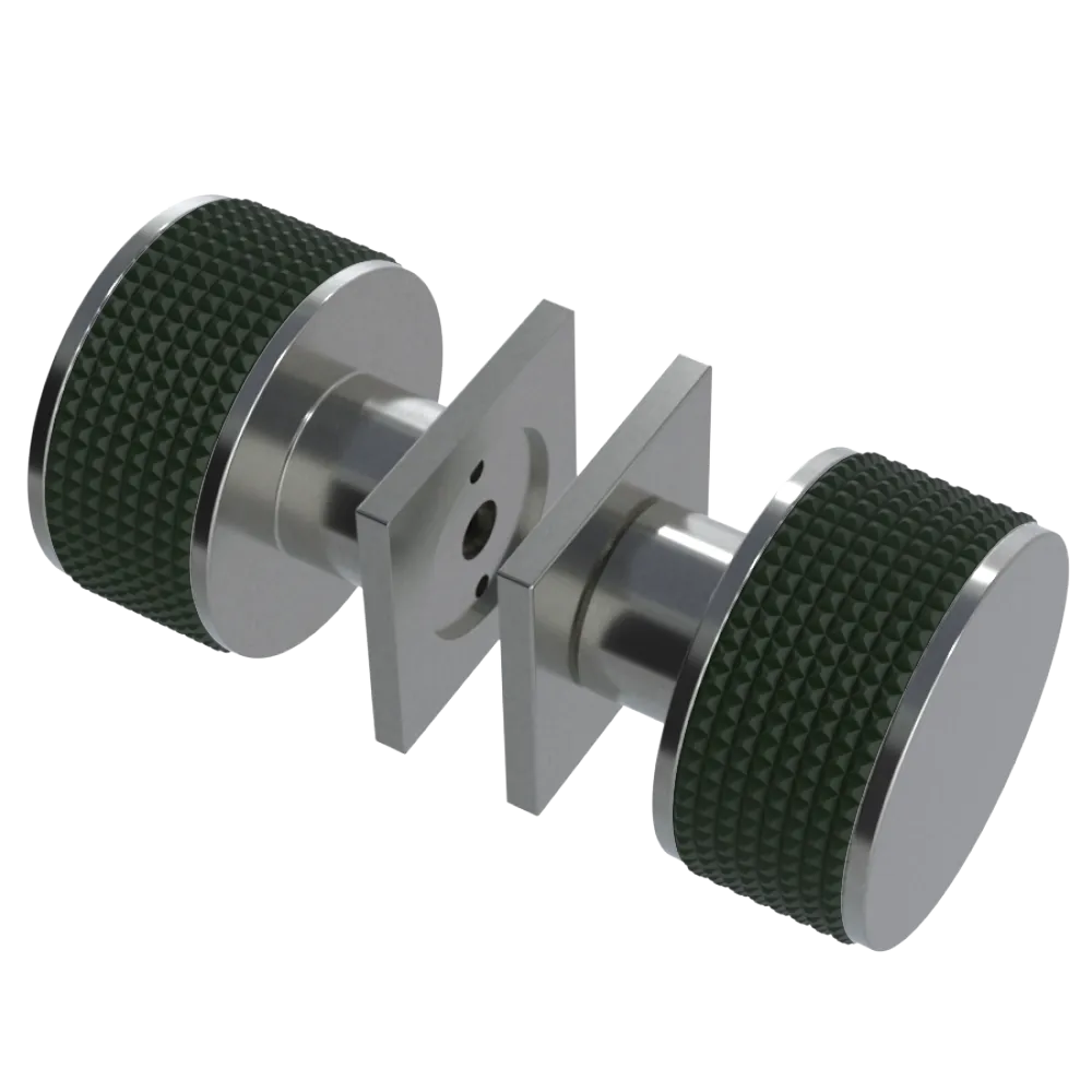 Rubinet Shower Door Knob (set) Satin Nickel