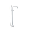 Baril Floor-mounted tub filler with hand shower (without handle)
