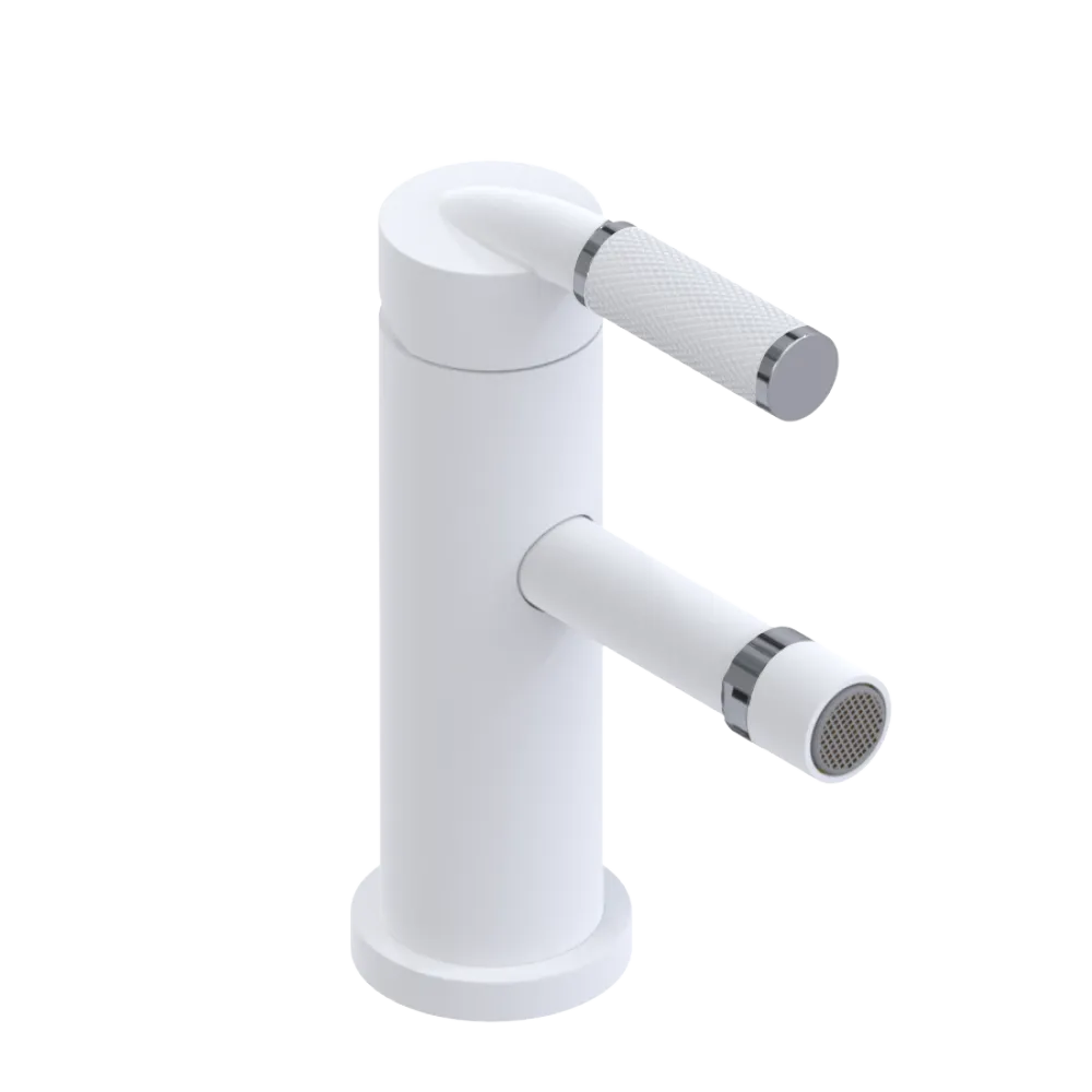 Rubinet Single Control Bidet Fitting (less drain) Matt White