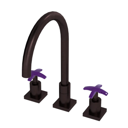 Rubinet Widespread Kitchen Set Oil Rubbed Bronze