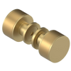Rubinet Shower Door Knob (set) Satin Brass