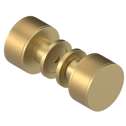 Rubinet Shower Door Knob (set) Satin Brass