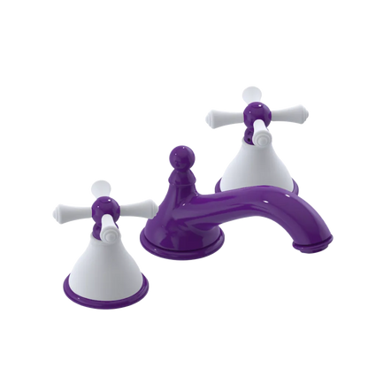 Rubinet Widespread Lav. Set. (less drain) Purple Haze