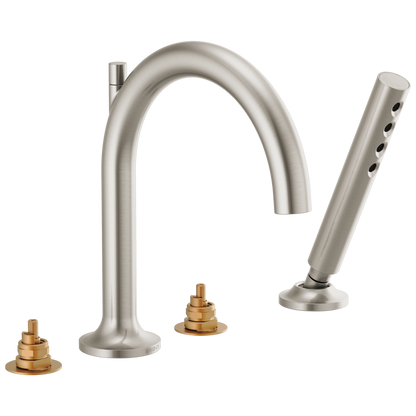 Brizo Roman Tub Faucet With Handshower Less Handles