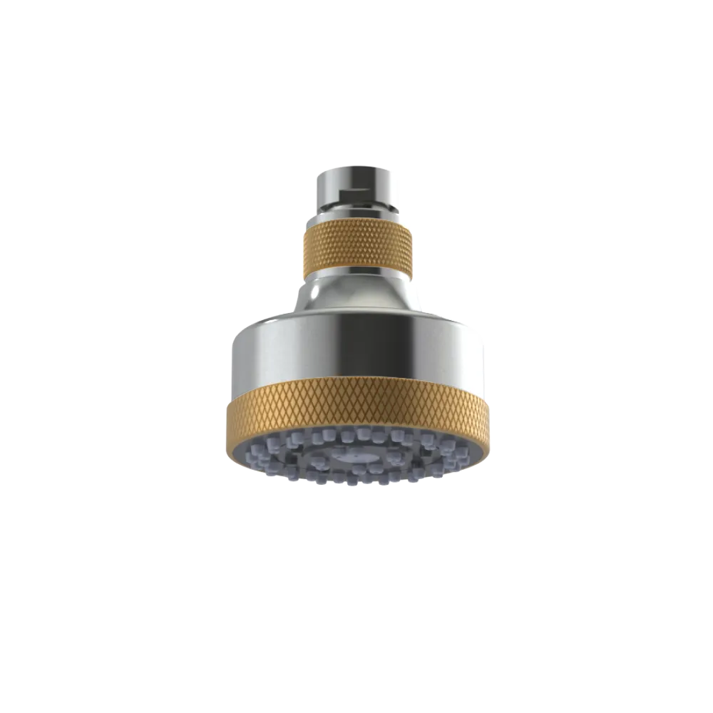 Rubinet 3 FUNCTION SHOWER HEAD Satin Nickel