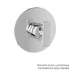 Baril Pressure balanced shower valve (without handle)