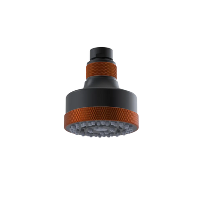 Rubinet 3 FUNCTION SHOWER HEAD Matt Black