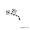 Baril Single lever wall-mounted lavatory faucet (without handle), drain not included